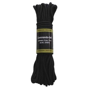 Lano 5mm 15m - čierne