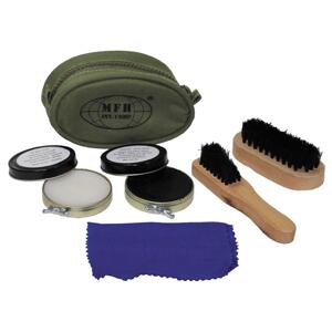 Leštiaci set na obuv (boxy, mazáčik, kefa, handrička)