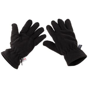 Rukavice Fleece Thinsulate čierne XL