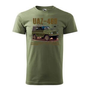 Tričko detské UAZ-469 olive 146cm / 10 rokov