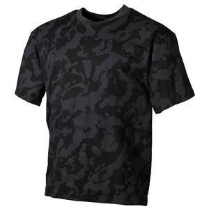 Maskáčové tričko US night camo XL