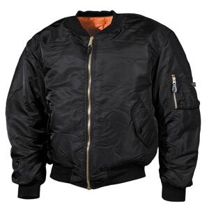 Bunda letecká bomber MA1 čierna XL