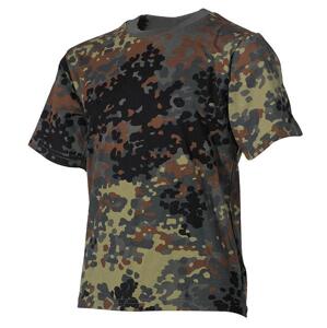 Tričko detské 100% bavlna flecktarn veľkosť 170/176