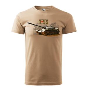 Tričko TANK T-55 púštne L