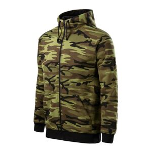 Mikina Camo Zipper CZ green camo S