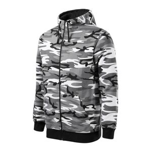 Mikina Camo Zipper urban XXL