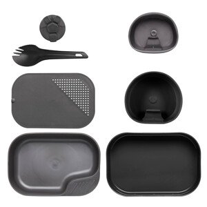 Kempingový stravovací set Wildo 7-dielny shadow grey / čierna