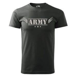 Tričko ARMY caster gray XXL