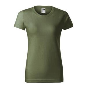 Tričko dámske Basic olive XS