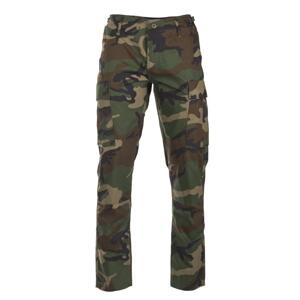 Nohavice BDU Slim-Fit 100% bavlna woodland L
