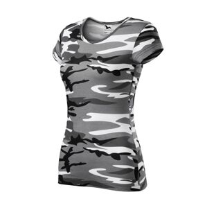 Tričko dámske camouflage gray XXL