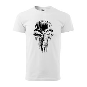 Tričko Skull 2.0 biele L