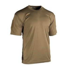 Funkčné tričko Tactical Quick-Dry dark coyote L