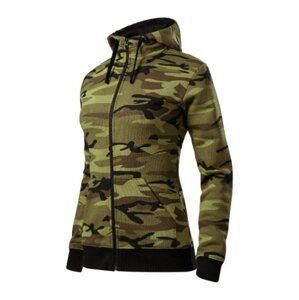 Mikina Camo Zipper dámska CZ green camo XXL