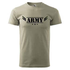 Tričko ARMY svetlo-zelené XL