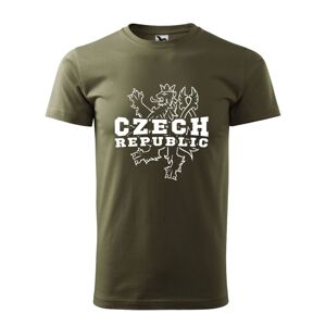 Tričko Czech Republic zelené XL