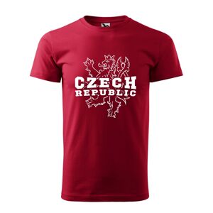 Tričko Czech Republic červené XL
