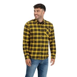 Flanelová košeľa Vintage Industries Riley Yellow Check S