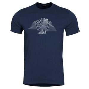 Tričko Pentagon Wireframe midnight blue L