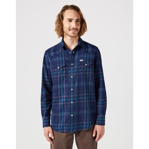 Wrangler LS WESTERN SHIRT BLACK IRIS  BLACK IRIS