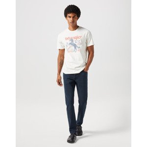 Wrangler AMERICANA TEE WORN WHITE  WORN WHITE