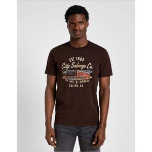 Lee SS WORKING WEST TEE ESPRESSO  ESPRESSO