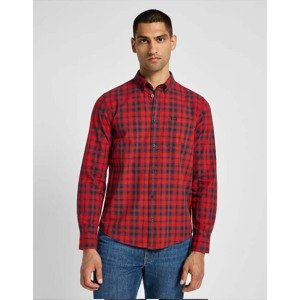 Lee LEE BUTTON DOWN RED  RED