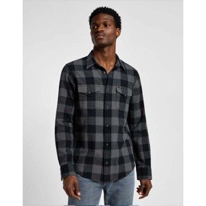 Lee CLEAN WESTERN SHIRT STATIC GRAY  STATIC GRAY