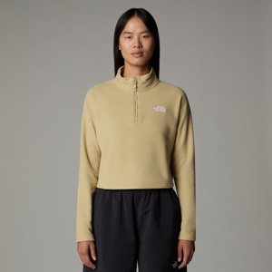 The North Face DÁMSKA MIKINA 100 GLACIER CROPPED 1/4 ZIP  LK5