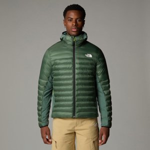 The North Face PÁNSKA BUNDA TERRA PEAK HYBRID S KAPUCŇOU  zelená