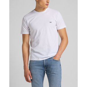 Lee SS PATCH LOGO TEE WHITE  WHITE
