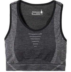 Smartwool W INTRAKNIT RACERBACK BRA black heather Veľkosť: XL dámske podprsenka