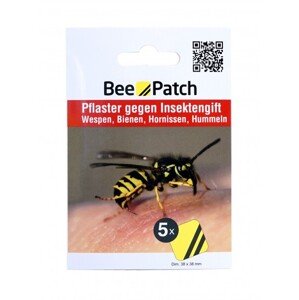 Bee-Patch ApS BEE PATCH Náplasť na ošetrenie včelieho/osieho bodnutia 5710391000002