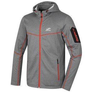 Hannah Telford light gray mel (orange) Veľkosť: XXL mikina