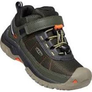 Keen Targhee SPORT CHILDREN olive drab / safety orange Veľkosť: 24 detské topánky