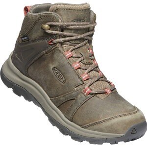 Keen TERRADORA II LEATHER MID WP W brindle / redwood Veľkosť: 40- dámske topánky