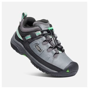 Keen Targhee LOW WP YOUTH steel grey / irish green Veľkosť: 25/26 detské topánky
