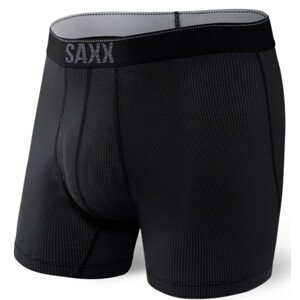 Saxx QUEST QDM BOXER BRIEF FLY black II Veľkosť: L boxerky