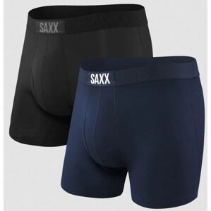 Saxx ULTRA SSOFT BB FLY 2PK black/navy Veľkosť: XXL boxerky