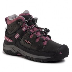 Keen Targhee MID WP YOUTH raven / tulipwood Veľkosť: 34 detské topánky