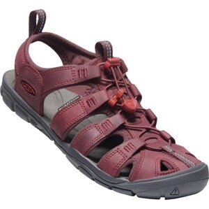 Keen CLEARWATER CNX LEATHER WOMEN wine / red dahlia Veľkosť: 40 191190780404 dámske sandále