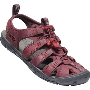 Keen CLEARWATER CNX LEATHER WOMEN wine / red dahlia Veľkosť: -41 191190780510 dámske sandále