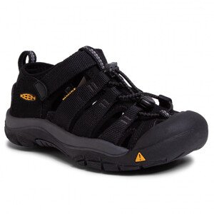 Keen Newport H2 K black / keen yellow Veľkosť: 27/28- detské sandále