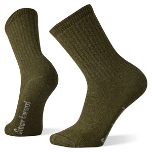 Smartwool HIKE CE FULL CUSHION SOLID CREW military olive Veľkosť: L ponožky