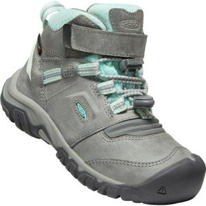 Keen RIDGE FLEX MID WP CHILDREN grey/blue tint Veľkosť: -27/28 191190839348 topánky
