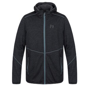 Hannah DAMAR HOODY dark gray mel Veľkosť: XL pánska mikina