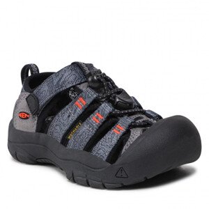 Keen NEWPORT H2 YOUTH steel grey/black Veľkosť: 32/33 detské sandále