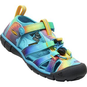 Keen SEACAMP II CNX YOUTH vivid blue/original tie dye Veľkosť: -39 191190785249 detské sandále