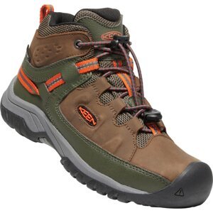 Keen TARGHEE MID WP YOUTH dark earth/forest night Veľkosť: 38 topánky