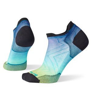 Smartwool W RUN ZERO CUSHION OMBRE PRINT LOW ANKLE capri Veľkosť: S ponožky